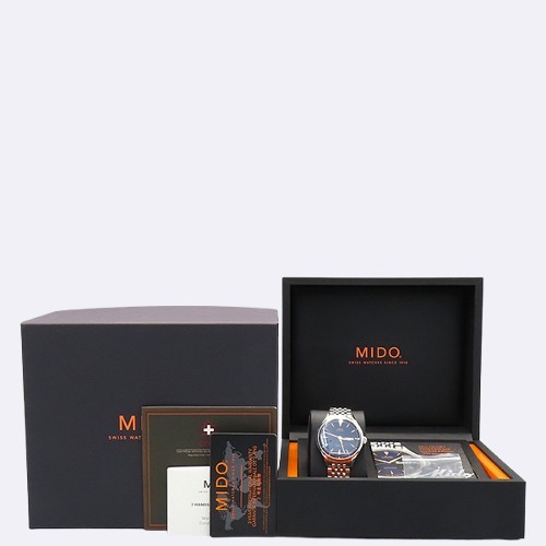MIDO(�̵�) M040.408.11.041.00 ����Ƽ�� MULTIFORT(��Ƽ��Ʈ) POWER WIND ���̵���Ʈ �����ƽ 40MM ��ƿ ��� ������ �ð� [û��������] �̹���6 - ���̺��� �߰���ǰ