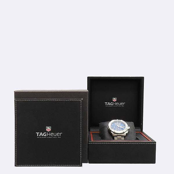 Tag Heuer(�±�ȣ�̾�) CAP2110 BA0833 AQUARACER (�����Ʒ��̼�) ũ�γ�׷��� �����ƽ ��ƿ ������ �ð� [��������] �̹���5 - ���̺��� �߰���ǰ