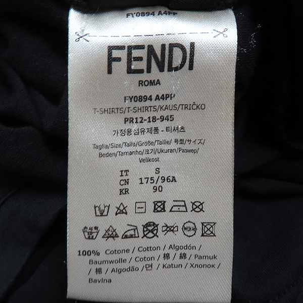 Fendi(���) FY0894 A4PP ���� ��ư FF �ΰ� ������ ������ ���� Ƽ���� - S������ [��õ��] �̹���6 - ���̺��� �߰���ǰ