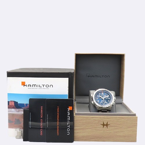 HAMILTON(�ع���) H77922141 īŰ X-���� (Khaki Aviation X-Wind) 46MM GMT ũ�γ�׷��� ���� ��ƿ ����Ʈ ������ �ð� [û��������] �̹���6 - ���̺��� �߰���ǰ