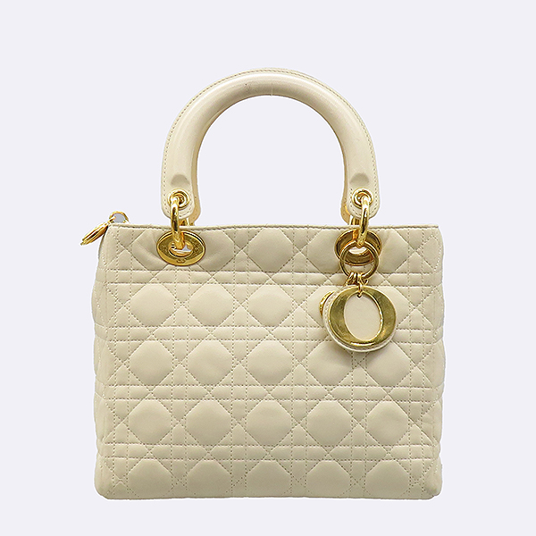 Dior(ũ����î���) CAL44550 ���̺��� �÷� LADY DIOR ���̵� ��� �̵�� ������ ��Ʈ�� + ũ�ν� ��Ʈ�� [��������] �̹���2 - ���̺��� �߰���ǰ