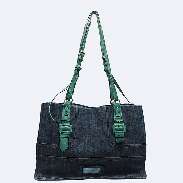 Prada(�����) 1BG122 DENIM + GLACE CALF (���� + �۶� ī��) ��Ƽ�� ������ ����� [��������] �̹���2 - ���̺��� �߰���ǰ