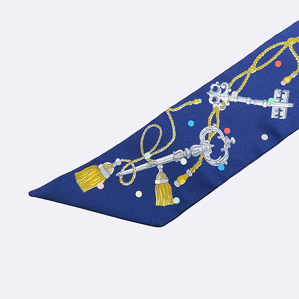 (�̻��) Hermes(�����޽�) 100% ��ũ Les Cles A Pois(�� Ŭ�� �� ����) Ʈ���� ��ī�� [��������] �̹���4 - ���̺��� �߰���ǰ