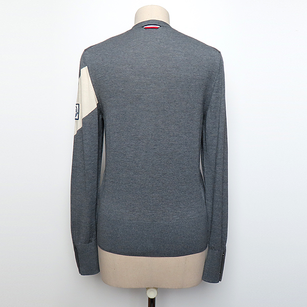 MONCLER(��Ŭ����) C23919417700 979AC �׷��̿� 100% �������� MAGLIONE TRICOT KNIT CARDIGAN ������ ��Ʈ ����� - S������ [��õ��] �̹���3 - ���̺��� �߰���ǰ