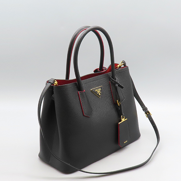 Prada(�����) 1BG887 SAFFIANO(���ǾƳ�) CUIR ���� �κ��� ���� �ﰢ �ΰ� ��� ��Ʈ�� + ��� ��Ʈ�� 2WAY [���̷Ե���] �̹���4 - ���̺��� �߰���ǰ