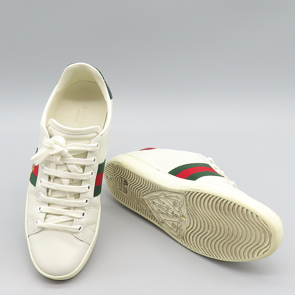 Gucci(����) 431942 ȭ��Ʈ�÷� ���� ACE ���̽� WEB �� �Ｑ �ܹ�(BEE) ��� �ڼ� Ŭ���� �ο�ž ����Ŀ�� - 37��(245MM) [���̷Ե���] �̹���2 - ���̺��� �߰���ǰ