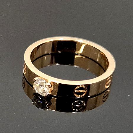 Cartier(��쿡) N4250100 18K ������ �긱����Ʈ �� 0.25CT 1����Ʈ ���̾� �ָ��׾� �̴� ���긵 ����-15ȣ (���ַԵ���) �̹���4 - ���̺��� �߰���ǰ