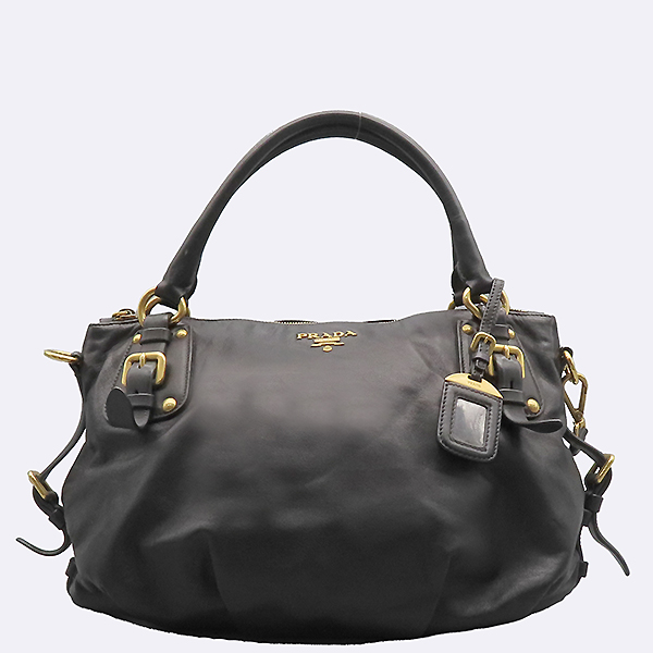 Prada(�����) BR4281 SOFTCALF NERO ����Ʈ ī����Ų ���� ����ΰ� ��Ʈ�� + �����Ʈ�� 2WAY [�ϻ�Ե���] �̹���2 - ���̺��� �߰���ǰ