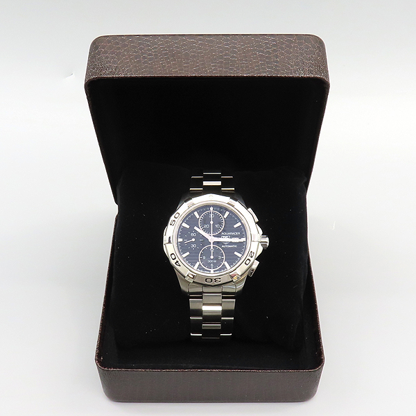 Tag Heuer(�±�ȣ�̾�) CAP2110 BA0833 AQUARACER (�����Ʒ��̼�) ũ�γ�׷��� �����ƽ ��ƿ ������ �ð� [���̷Ե���] �̹���7 - ���̺��� �߰���ǰ