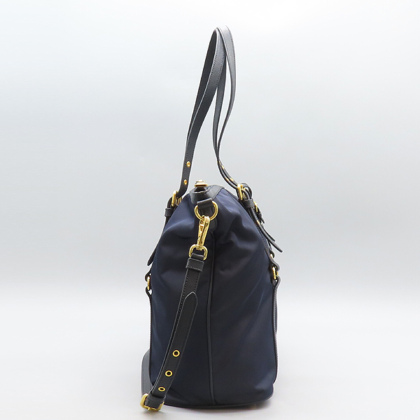 Prada(�����) 1BG253 ���̺� �÷� TESSUTO SAFFIANO ���Ϸ� ��Ʈ�� + �����Ʈ�� 2-WAY [���̷Ե���] �̹���3 - ���̺��� �߰���ǰ