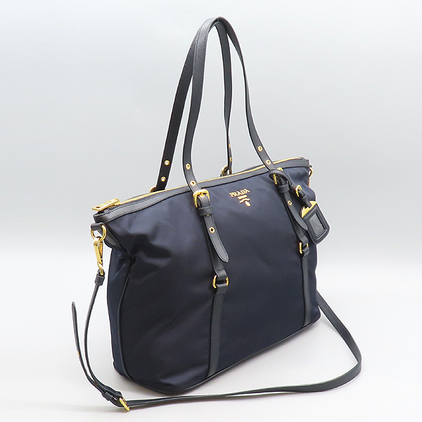 Prada(�����) 1BG253 ���̺� �÷� TESSUTO SAFFIANO ���Ϸ� ��Ʈ�� + �����Ʈ�� 2-WAY [���̷Ե���] �̹���4 - ���̺��� �߰���ǰ
