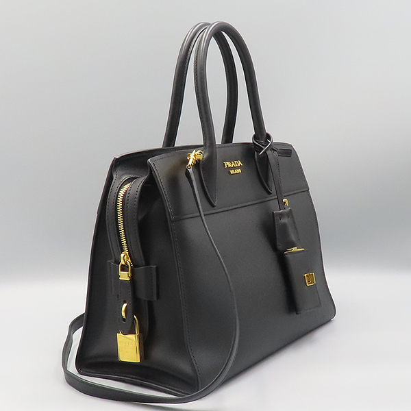 Prada(�����) 1BA047 ���� CITY CALF + SAFFIANO ���� �ΰ� Esplanade �����÷����̵� ��Ʈ�� + �����Ʈ�� 2WAY [��ź�Ե���] �̹���3 - ���̺��� �߰���ǰ