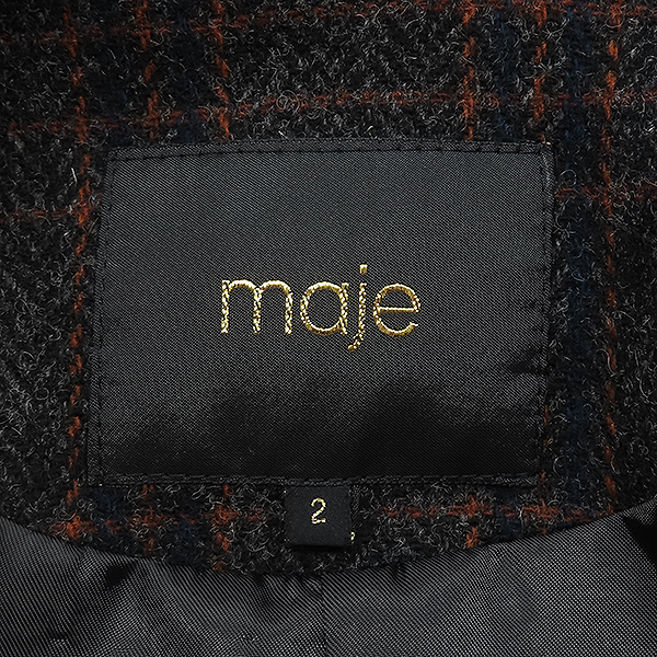 MAJE(����) JHW7855 üũ ���� ������ ���� ��Ʈ - 2 [��������] �̹���4 - ���̺��� �߰���ǰ