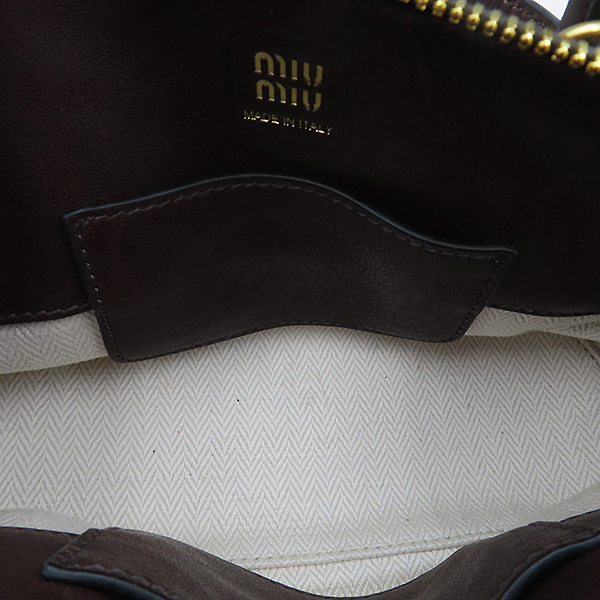 MiuMiu(�̿�̿�) 5BP050 ���� �÷� ���� �ƹ�ٸ� �̴� ��Ʈ�� + �����Ʈ�� 2WAY [�б�����] �̹���7 - ���̺��� �߰���ǰ