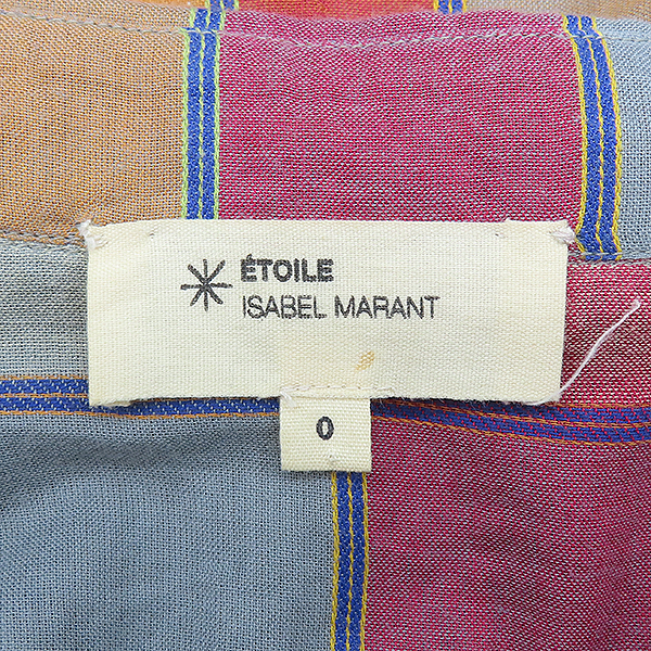 ISABEL MARANT(���ں�����) ISB00A019 ��Ƽ üũ ��ư �� ���� ������ ���� [��������] �̹���4 - ���̺��� �߰���ǰ