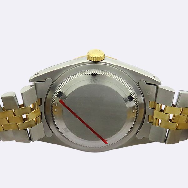 Rolex(�η���) 16233 DATEJUST(��������Ʈ) ��ī���� ���̾� �� �ε��� 36mm 18K �޺� �����ƽ ������ �ð� [�λ꼾�Һ���] �̹���4 - ���̺��� �߰���ǰ