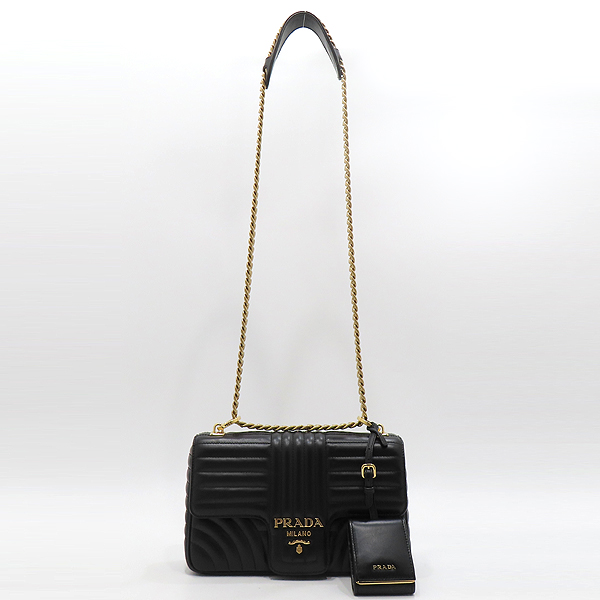 Prada(�����) 1BD108 ���� ����Ʈ ī�� ���� ���� �ΰ� ���̾�׷� �÷� ü�� �̵�� ����� [��õ��] �̹���4 - ���̺��� �߰���ǰ