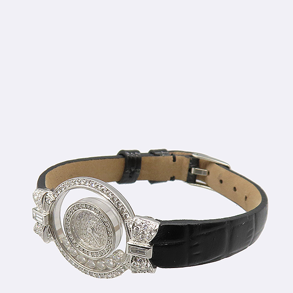 Chopard(���ĵ�) 205020 18K ȭ��Ʈ ��� HAPPY DIAMOND 7����Ʈ ���� ���� ���̾� ���׹�� ������ �ð� [��������] �̹���2 - ���̺��� �߰���ǰ