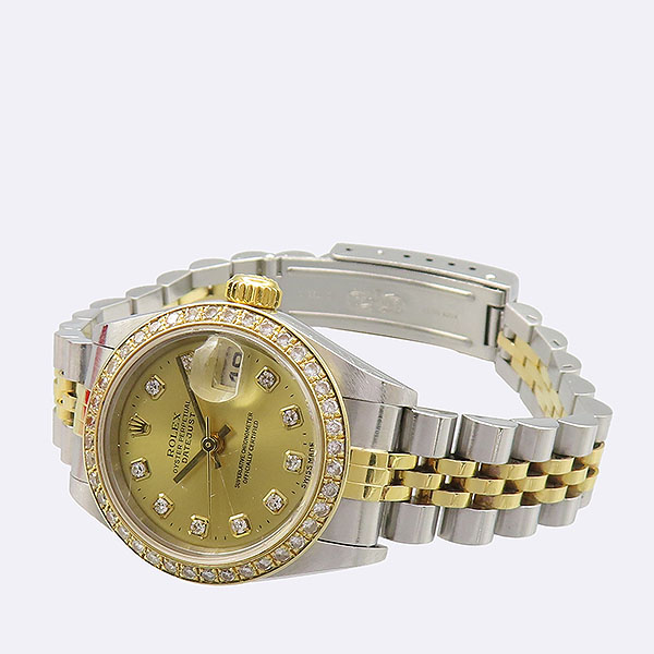Rolex(�η���) 79173 DATEJUST(����Ʈ����Ʈ) 18K ��� �޺� 10����Ʈ ���� ���̾� 26MM �����ƽ ������ �ð� [��������] �̹���2 - ���̺��� �߰���ǰ