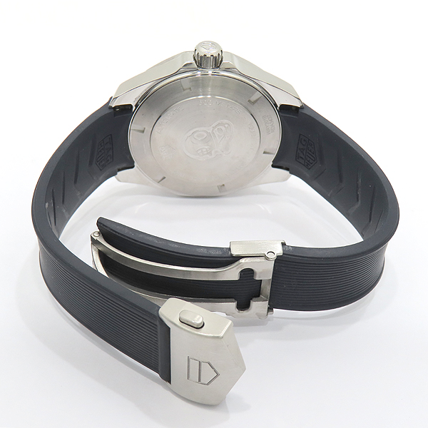 Tag Heuer(�±�ȣ�̾�) WAY201B.FT6150 ���� ���̾� AQUARACER (�����Ʒ��̼�) 43MM ������� �����ƽ ������ �ð� [��õ��] �̹���3 - ���̺��� �߰���ǰ