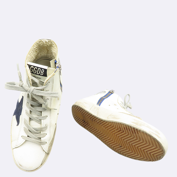 Golden Goose(��籸��) ȭ��Ʈ ���� FRANCY(������) �ǹ��� ����ž ������ ����Ŀ�� - 240CM [��������] �̹���2 - ���̺��� �߰���ǰ