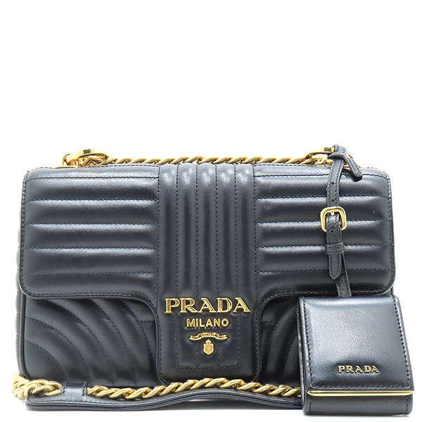 Prada(�����) 1BD108 ���� ����Ʈ ī�� ���� ���� �ΰ� ���̾�׷� �÷� ü�� �̵�� ����� [��õ��] �̹���2 - ���̺��� �߰���ǰ