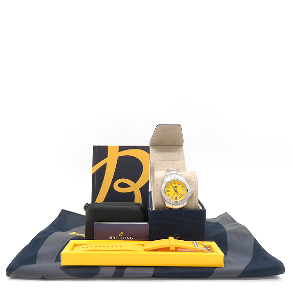 BREITLING(�����Ʋ��) A17319101 ��� ������ �����ƽ ��ƿ��� 45MM ������ �ð� [��õ��] �̹���6 - ���̺��� �߰���ǰ