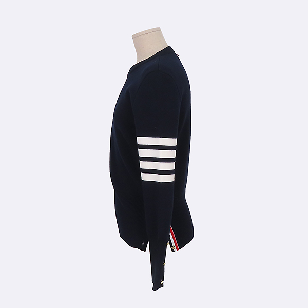 THOM BROWNE(�����) FKA239A ���̺� �÷� �� 100% �ж�� ��Ƽġ �缱 ���� ���� ��Ʈ - 40������ [��������] �̹���2 - ���̺��� �߰���ǰ
