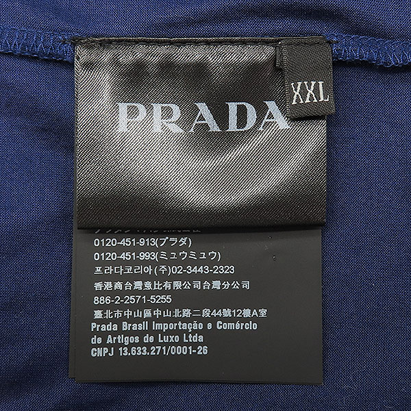 Prada(�����) UJN007 ������ �÷� ���� ���� ī�� Ƽ���� - XXL [��������] �̹���6 - ���̺��� �߰���ǰ