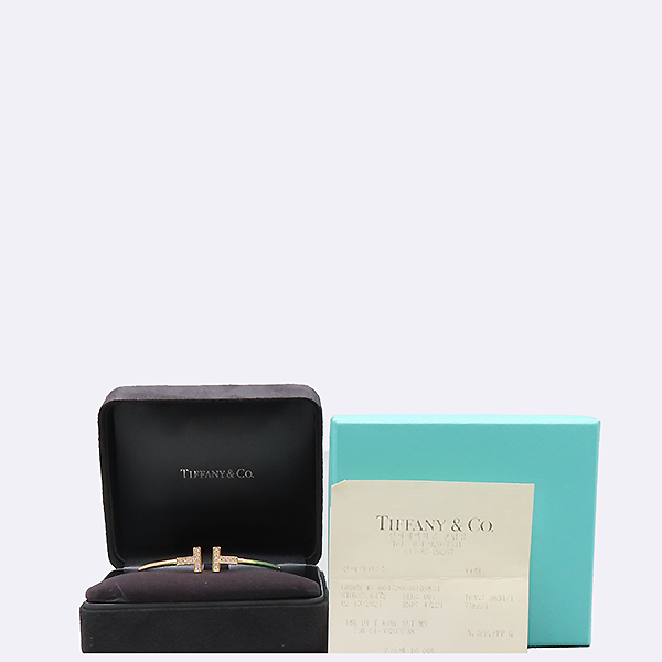 Tiffany(Ƽ�Ĵ�) 33263538 18K ���� ��� T �׷ο� 18����Ʈ ���̾� ���̾� �극�̽��� ���� - M������ [�ϻ�Ե���] �̹���4 - ���̺��� �߰���ǰ