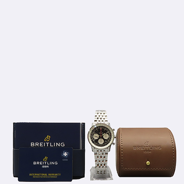 BREITLING(�����Ʋ��) AB0121 ����Ÿ�̸� B01 43MM ��ƿ �����ƽ ũ�γ� ���� ���̾� ��ƿ ������ �ð� - 19CM [�ϻ�Ե���] �̹���6 - ���̺��� �߰���ǰ