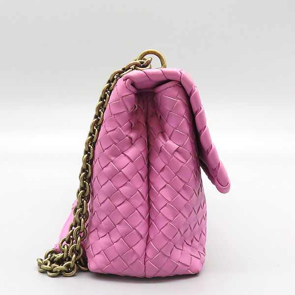 BOTTEGAVENETA(���װ�����Ÿ) 386498 ��ũ �÷� ��Ʈ��ġ���� ���� �ø��Ǿ� ����� �� ũ�ν��� [���̷Ե���] �̹���3 - ���̺��� �߰���ǰ