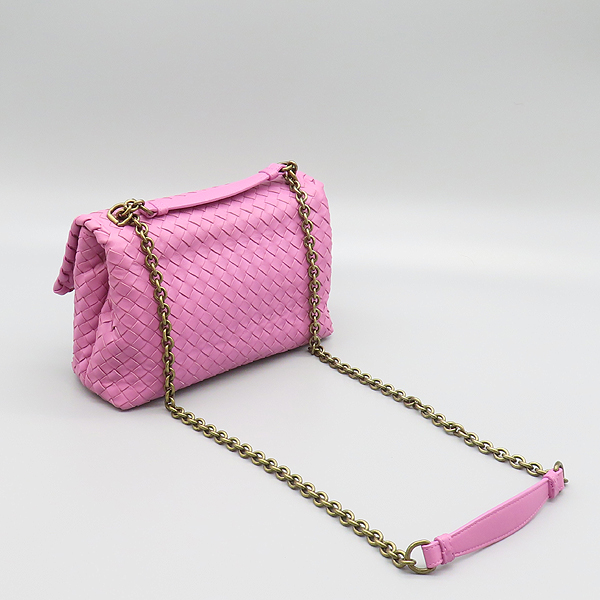 BOTTEGAVENETA(���װ�����Ÿ) 386498 ��ũ �÷� ��Ʈ��ġ���� ���� �ø��Ǿ� ����� �� ũ�ν��� [���̷Ե���] �̹���4 - ���̺��� �߰���ǰ