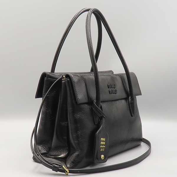 MiuMiu(�̿�̿�) 5BA302 ���� ���� ���� �ָ��׸� ���͸� �ΰ� ��Ʈ�� + �����Ʈ�� 2WAY [��ź�Ե���] �̹���3 - ���̺��� �߰���ǰ