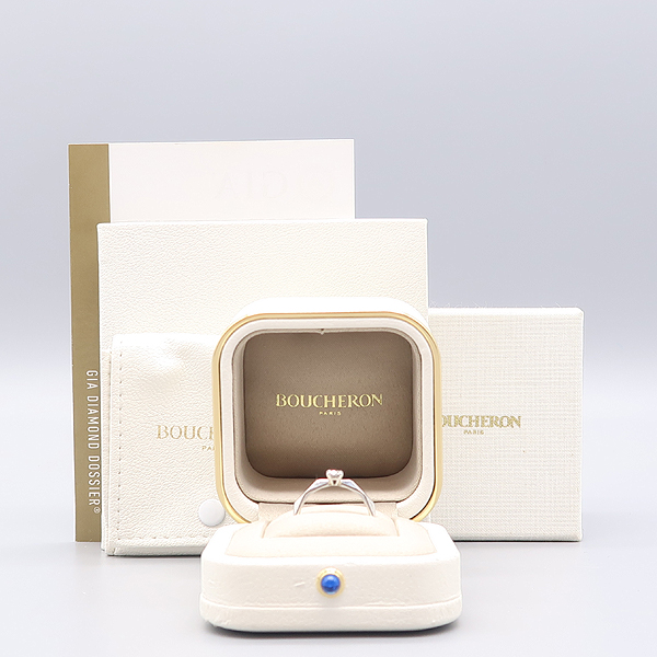 BOUCHERON(�ν���) JSL0000153 PT950(�÷�Ƽ��) 0.21ĳ�� ROUND BRILLIANT(�긱����Ʈ ��) E�÷� IF �ļ� �ָ��׾� ���̾� ���� - 53ȣ [����������] �̹���3 - ���̺��� �߰���ǰ