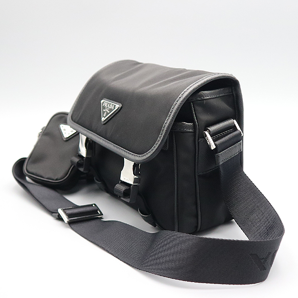 Prada(�����) 2VD034 TESSUTO+SAFFIAN �����Ϸ� ���ǾƳ� ���� �޽��� ũ�ν��� + ���� �Ŀ�ġ [�뱸��������] �̹���3 - ���̺��� �߰���ǰ