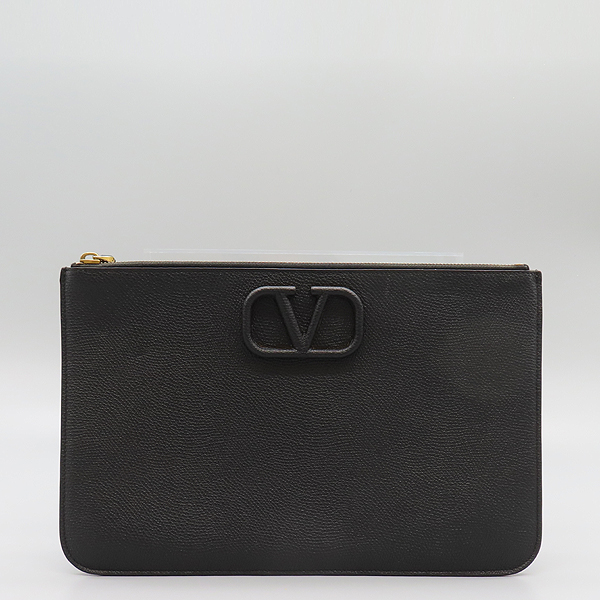 VALENTINO(�߷�Ƽ��) UW0P0V03RQR ���� ���� V �ΰ� �ñ״�ó Ŭ��ġ [���̷Ե���] �̹���2 - ���̺��� �߰���ǰ