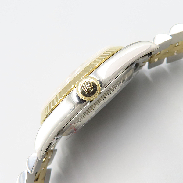 Rolex(�η���) 16233 18K �޺� DATEJUST ��������Ʈ 10P ������ ���̾� 36MM ���� �ð� [��ź�Ե���] �̹���4 - ���̺��� �߰���ǰ