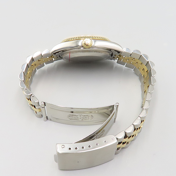 Rolex(�η���) 16233 18K �޺� DATEJUST ��������Ʈ 10P ������ ���̾� 36MM ���� �ð� [��ź�Ե���] �̹���5 - ���̺��� �߰���ǰ
