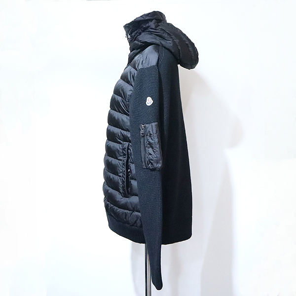 MONCLER(��Ŭ����) K20919B50800 ���̺� TRICOT CARDIGAN �ٿ� �е� �� ��Ʈ �ĵ� ���� ���� ���� - XL [�뱸��������] �̹���2 - ���̺��� �߰���ǰ