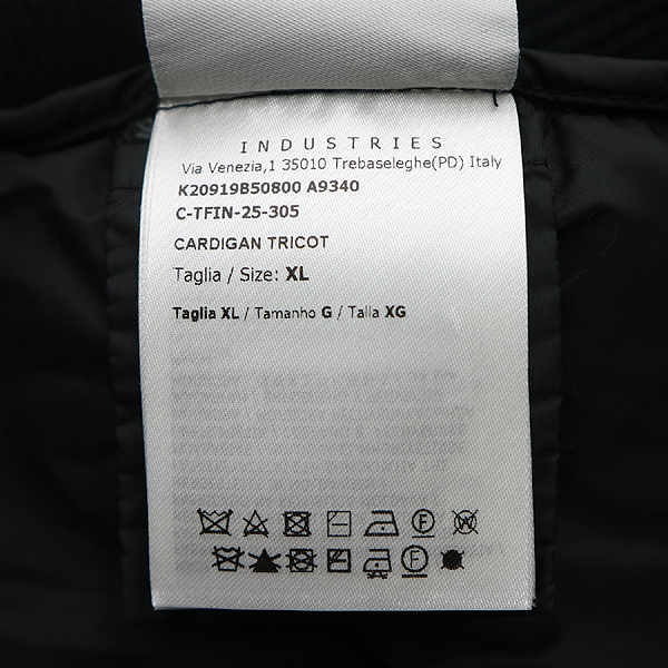 MONCLER(��Ŭ����) K20919B50800 ���̺� TRICOT CARDIGAN �ٿ� �е� �� ��Ʈ �ĵ� ���� ���� ���� - XL [�뱸��������] �̹���7 - ���̺��� �߰���ǰ