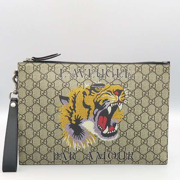 Gucci(����) 473904 GG ������ PVC ĵ���� ����Ʈ���� Ÿ�̰� ������ Ŭ��ġ [õ�Ƚż�����] �̹���2 - ���̺��� �߰���ǰ