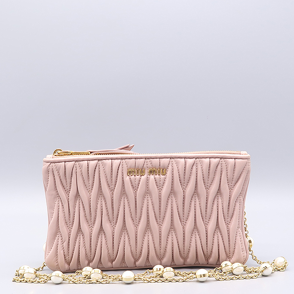 MiuMiu(�̿�̿�) 5BP073 ��ũ ���� ��Ʈ��� �̴� ũ�ν��� [����������] �̹���2 - ���̺��� �߰���ǰ