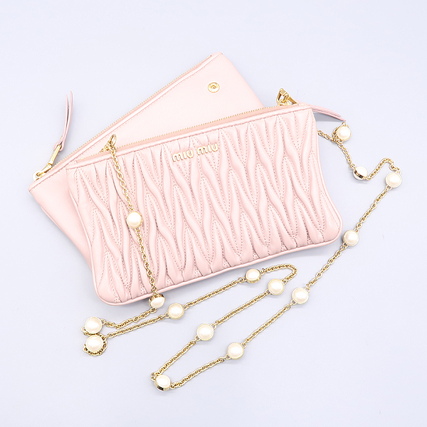 MiuMiu(�̿�̿�) 5BP073 ��ũ ���� ��Ʈ��� �̴� ũ�ν��� [����������] �̹���5 - ���̺��� �߰���ǰ