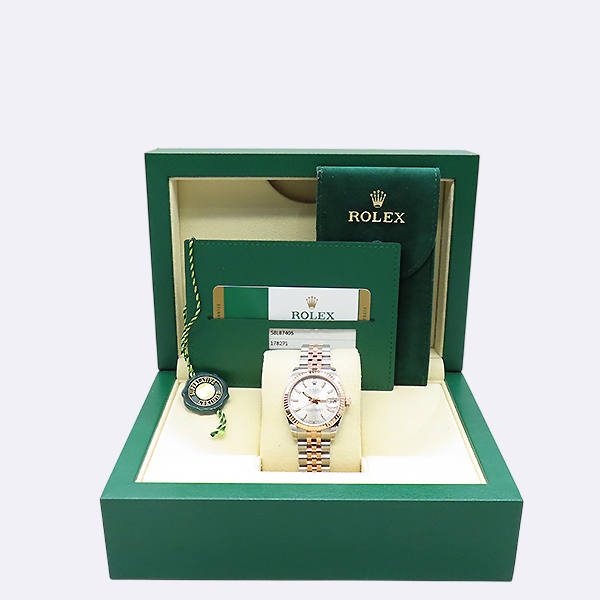 Rolex(�η���) 178271 ��������Ʈ 31mm ���� ��ũ��� 18K �޺� ���ε��� ������ �ð� [�λ꼾�Һ���] �̹���6 - ���̺��� �߰���ǰ