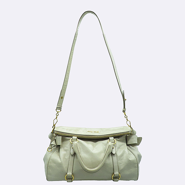 MiuMiu(�̿�̿�) RT0365 VITELLO LUX ����Ʈ �׷��� ���� ��� ���� �ΰ� ��ÿ 2WAY [��������] �̹���4 - ���̺��� �߰���ǰ