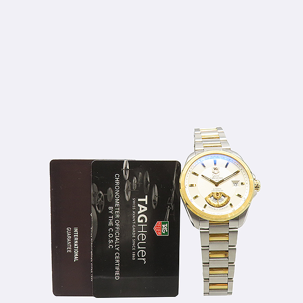 Tag Heuer(�±�ȣ�̾�) WAV515B Grand Carrera �׷��� ��� 43MM Į���� 8 �ý���� �����ƽ �޺� ���� �ð� [��������] �̹���6 - ���̺��� �߰���ǰ