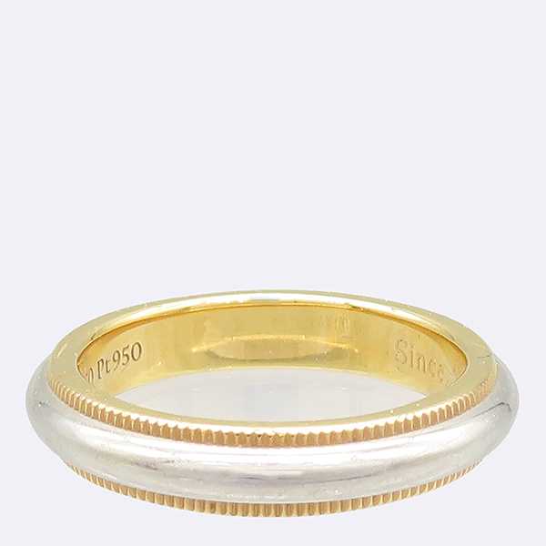 Tiffany(Ƽ�Ĵ�) PT950(�÷�Ƽ��) + AU750(18K) ��ũ ��� �޺� �б׷��� 3MM ���� - 8ȣ [��������] �̹���2 - ���̺��� �߰���ǰ