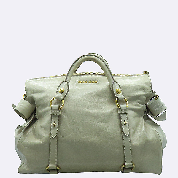 MiuMiu(�̿�̿�) RT0365 VITELLO LUX ����Ʈ �׷��� ���� ��� ���� �ΰ� ��ÿ 2WAY [��������] �̹���2 - ���̺��� �߰���ǰ