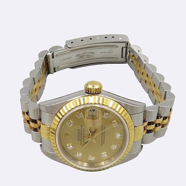 Rolex(�η���) 79173 18K �޺� 10����Ʈ ���̾� ���� DATE JUST(����Ʈ ����Ʈ) ������ �ð� [��������] �̹���2 - ���̺��� �߰���ǰ